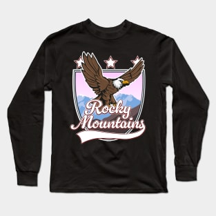 Rocky Mountains logo Long Sleeve T-Shirt